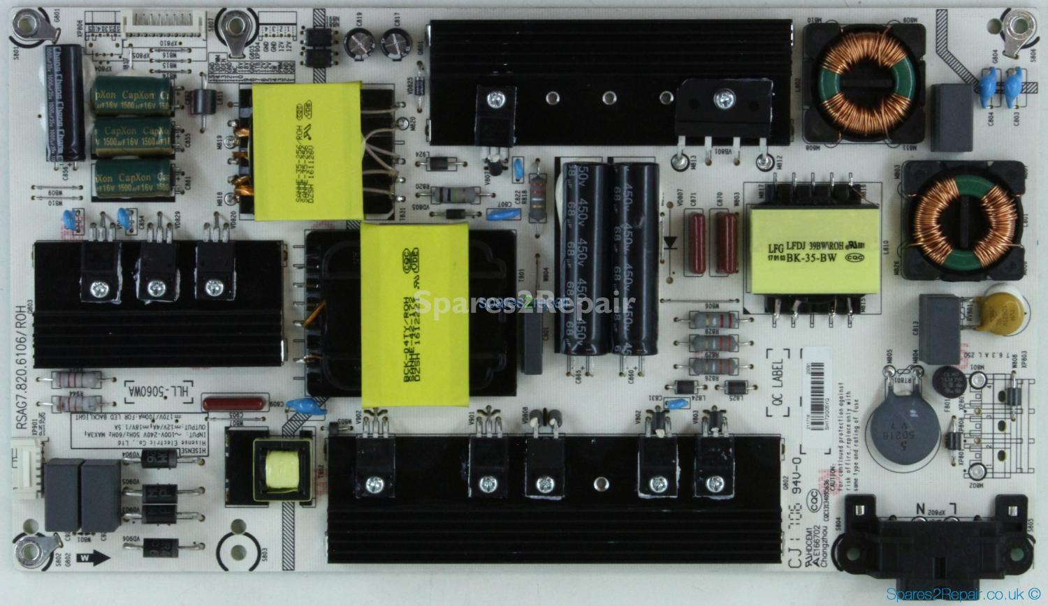 HiSense H55N5300UK - Power Supply - 211718 - HLL-5060WA - RSAG7.820.6106/ROH
