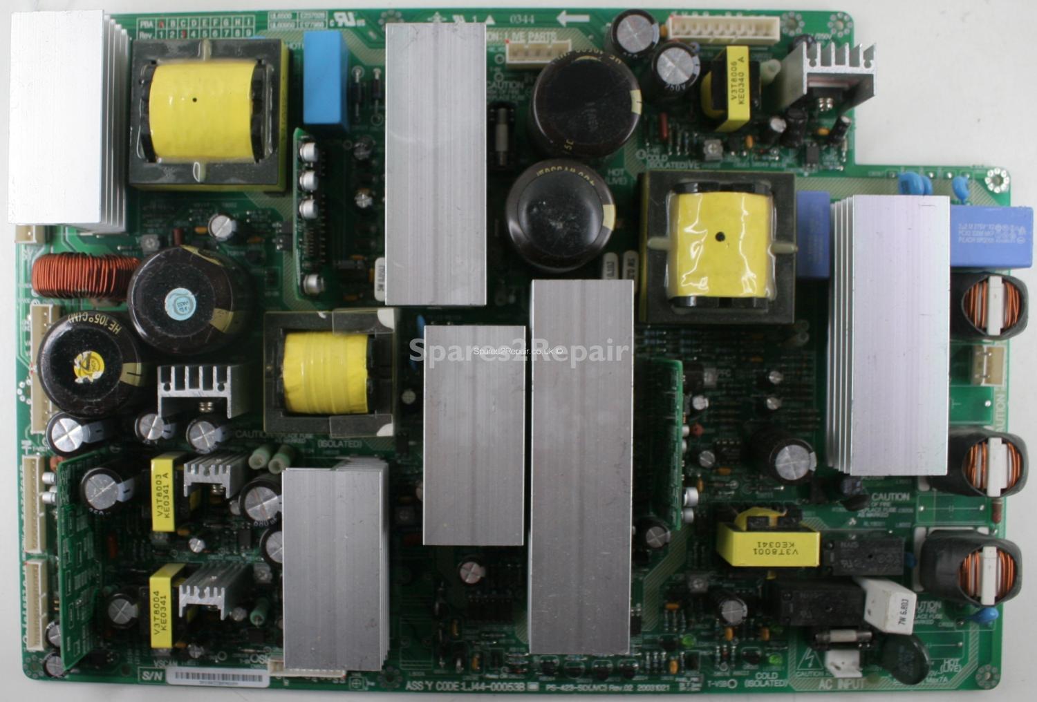 JVC VM-42V31BUE - PSU - LJ44-00053B - PS-423-SD(JVC) - Rev.02 - 20031021
