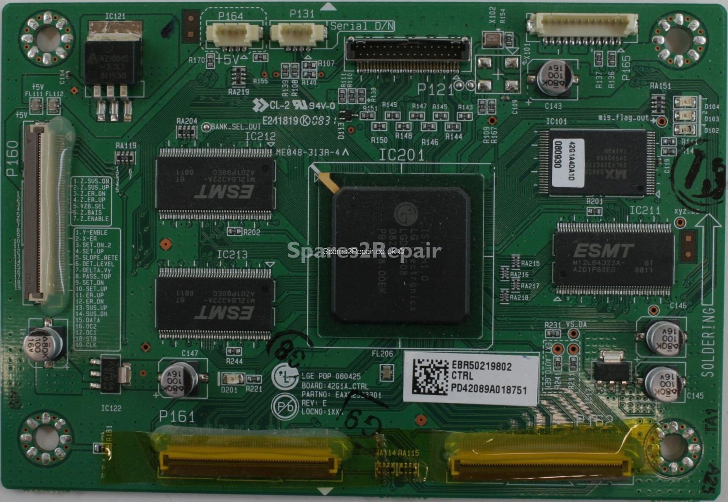 LG 42PG3000 - LVDS - EBR50219802 - EAX52393301 - REV E - PDP 080425 - 42G1A_CTRL