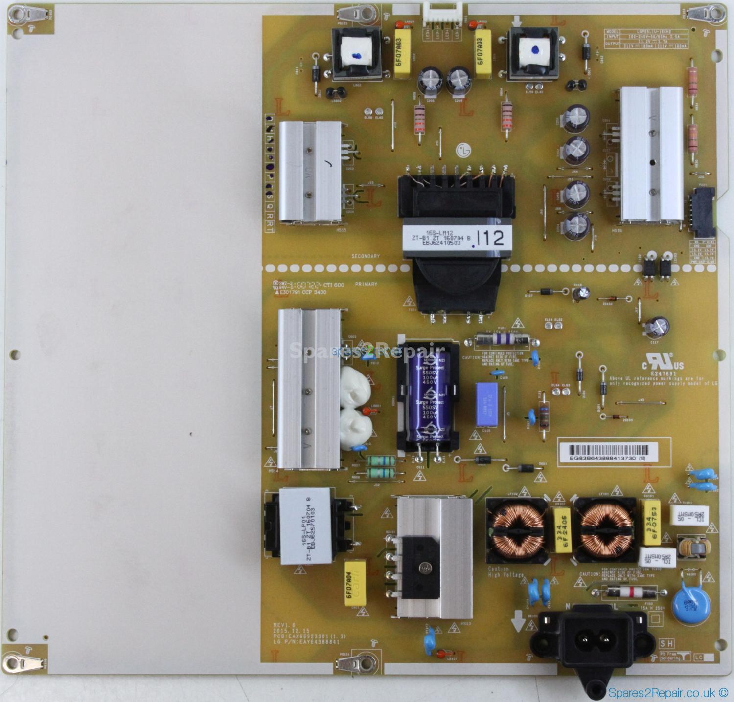 LG 60UH625V - Power Supply - EAY64388841 - REV1.0 - EAX66923301 (1.3)