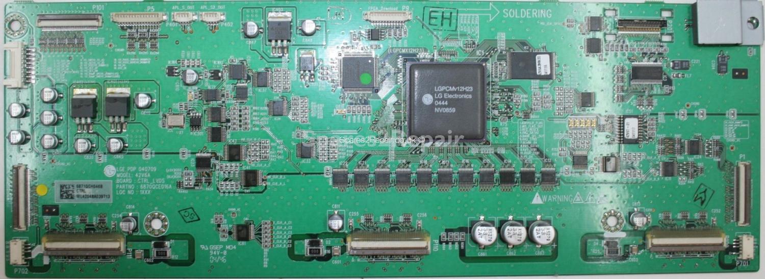 LG RZ-42PX11 - LVDS - 6871QCH046B - 6870QCE016A - 42V6A CTRL_LVDS - PDP 040709