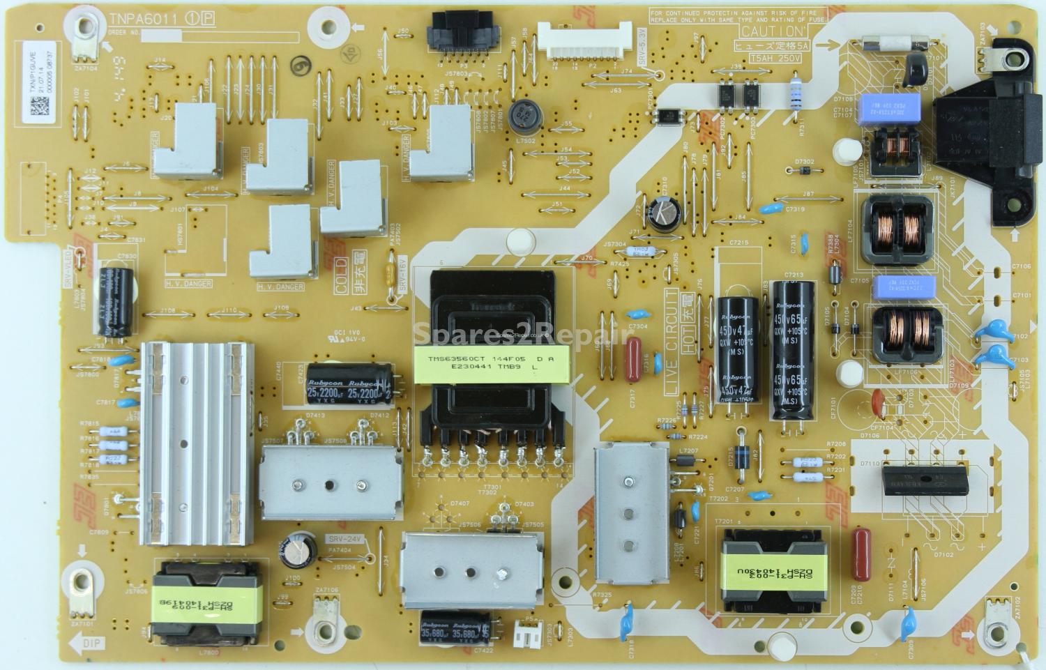 Panasonic TX-42AS740B - PSU - TXN/P1GUVE - TNPA6011 1P