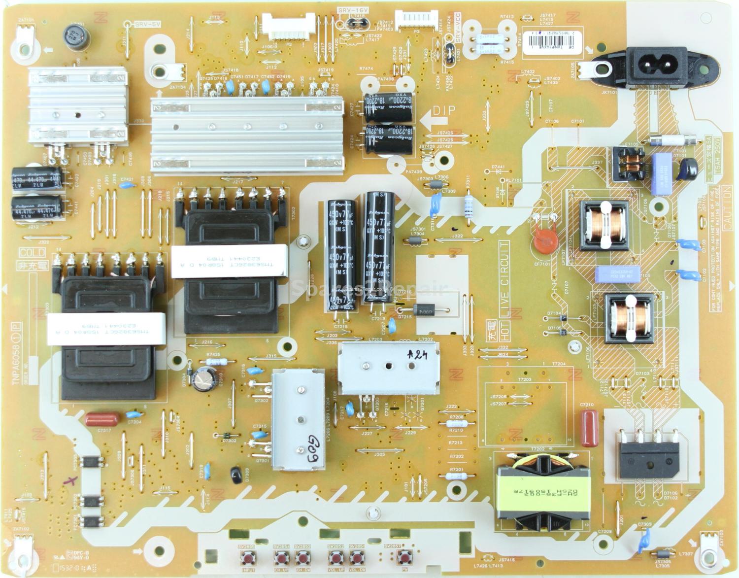 Panasonic TX-50CX680B - PSU - TXN/P1UXVE DE - TNPA6058 1P