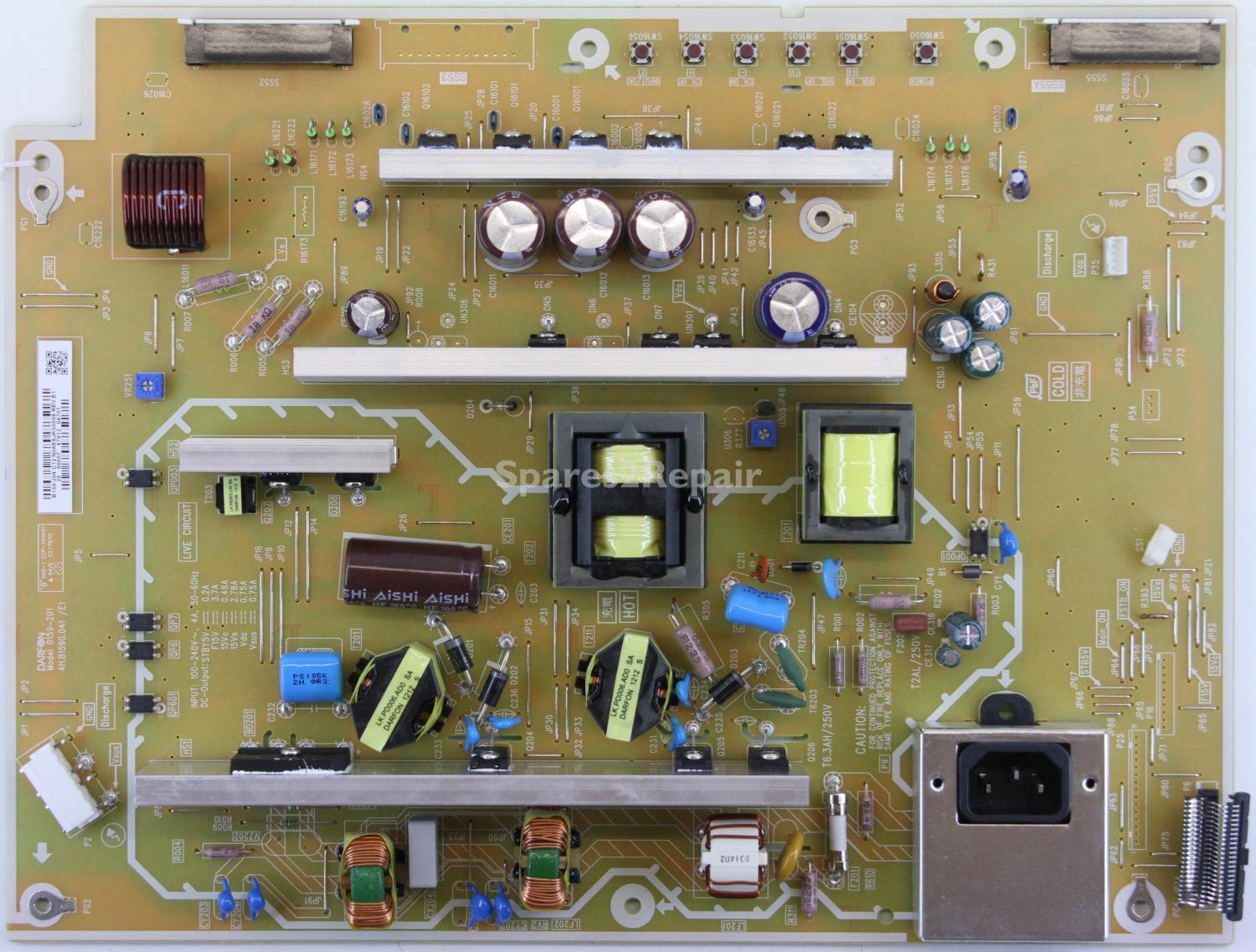 Panasonic TX-P50XT50B - PSU - 4H.B1590.041 /E1 - N0AE6JK00006 REV.E1 - B159-204 - B159-201