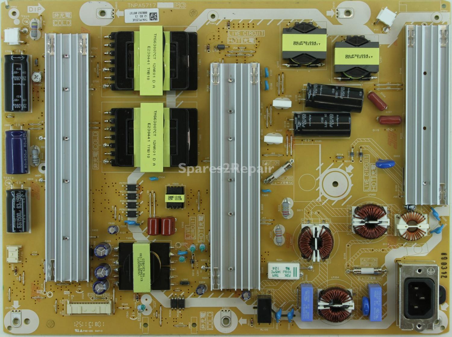 Panasonic TX-P55VT65B - PSU - TNPA5717 - TXN/P1ZCUE