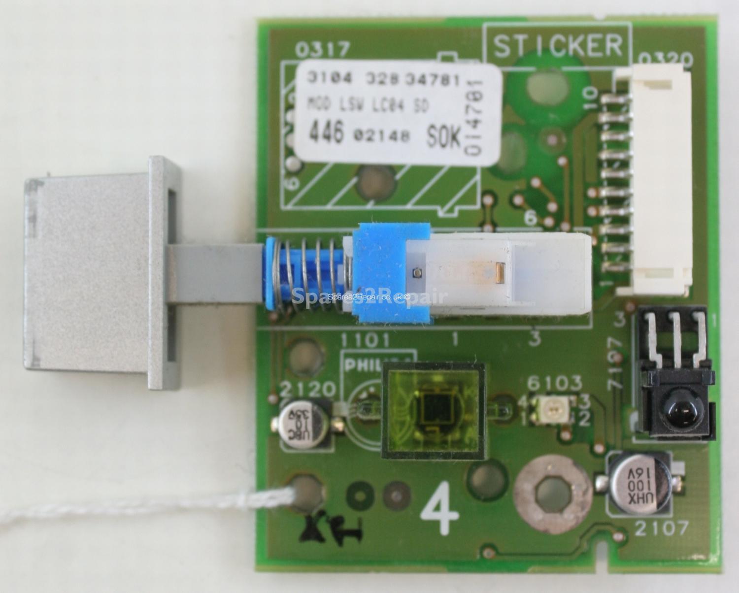 Philips 42PF9946/12 - Power Button - 8204 000 66761 - 3104 328 34781