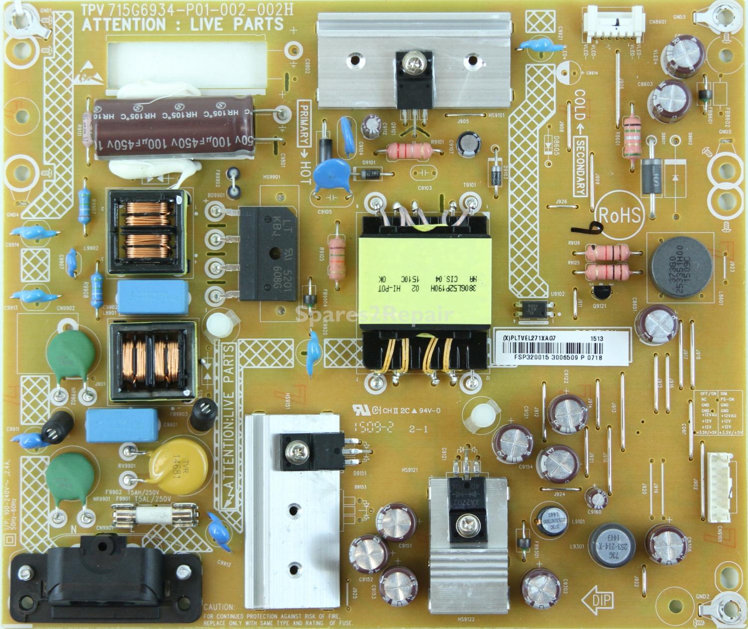 Philips 32PFT5500/12 - PSU - 715G6934-P01-002-002H