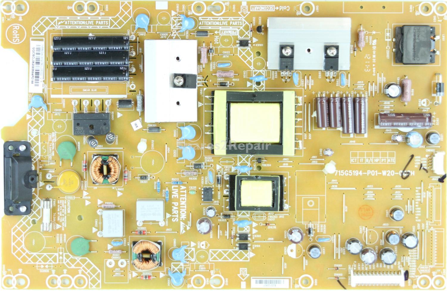 Philips 37PFL4007T/12 - PSU - 715G5194-P01-W20-002H