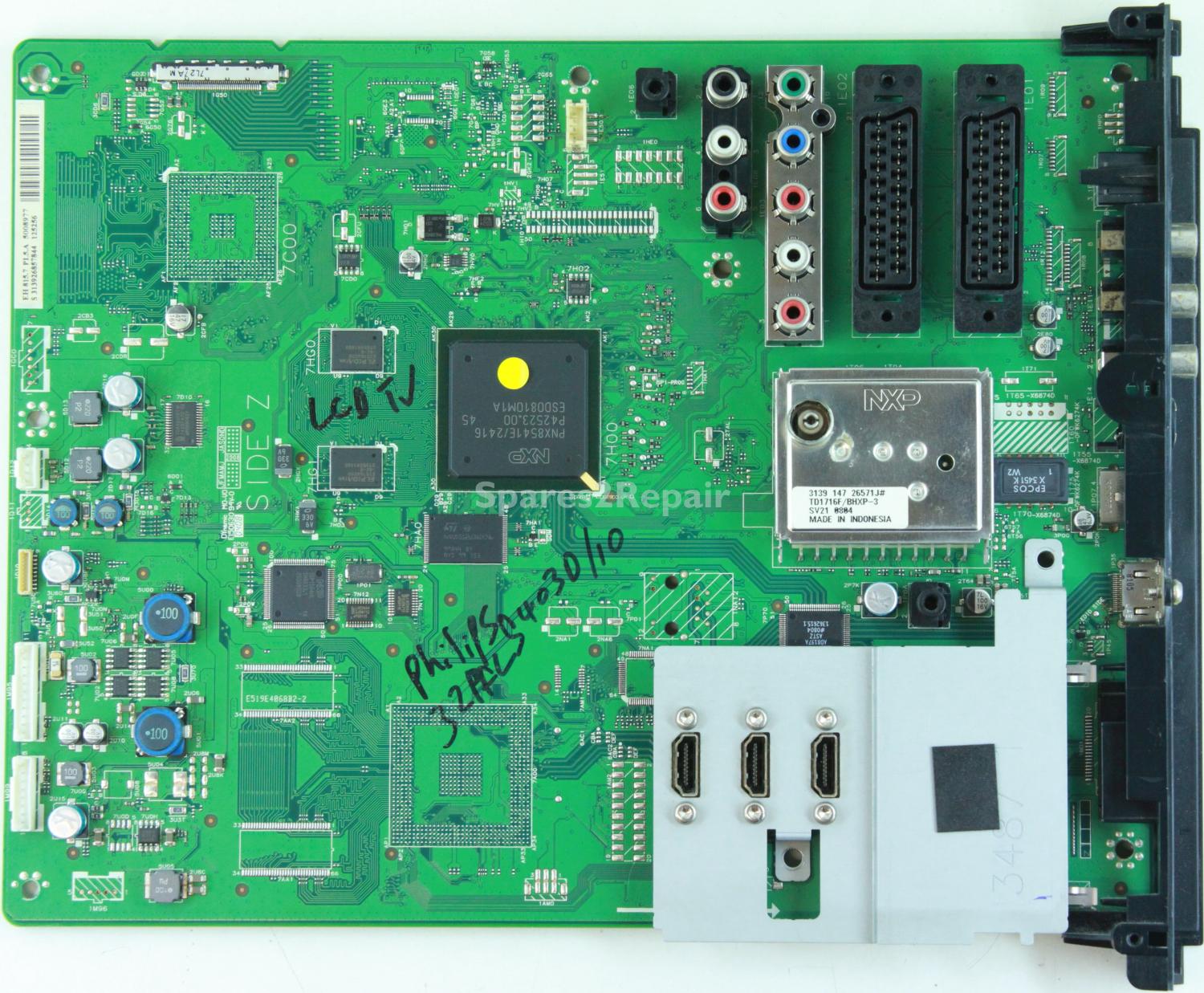 Philips 32PFL5403D/10 - Main AV - 3139 123 63401 V3 BD - 3139 123 63411 V3 - 313926857844 - Wk746.5