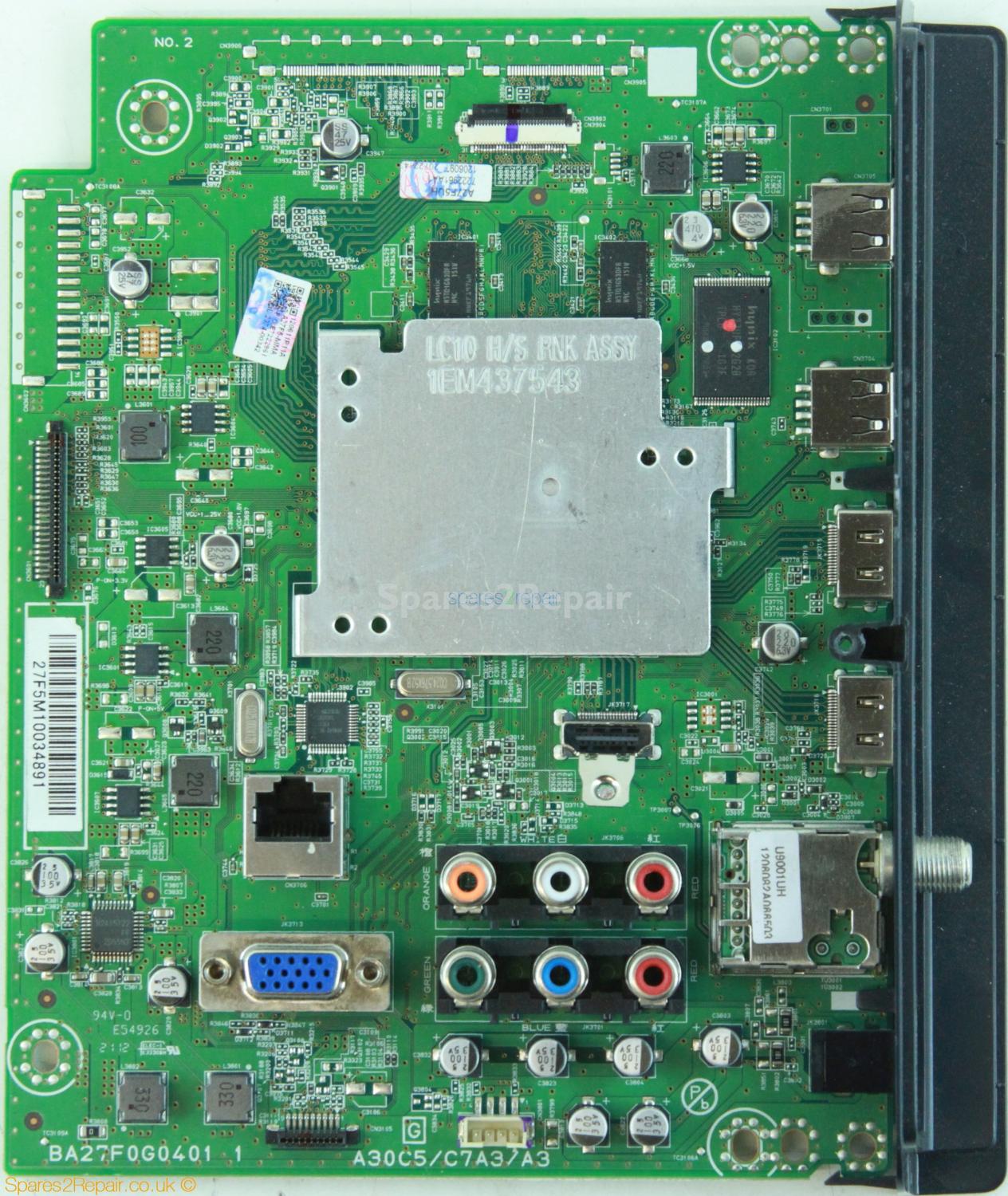 Philips 32PFL4907/F7 - Main AV - BA27F0G0401 1 - A27F5UH