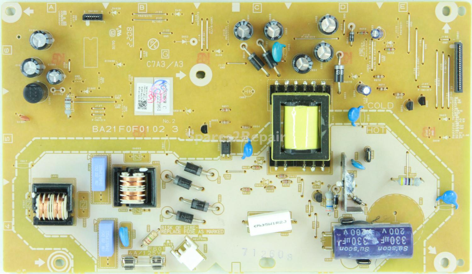 Philips 32PFL4907/F7 - PSU - BA21F0F0102 3 - A27F5MPW