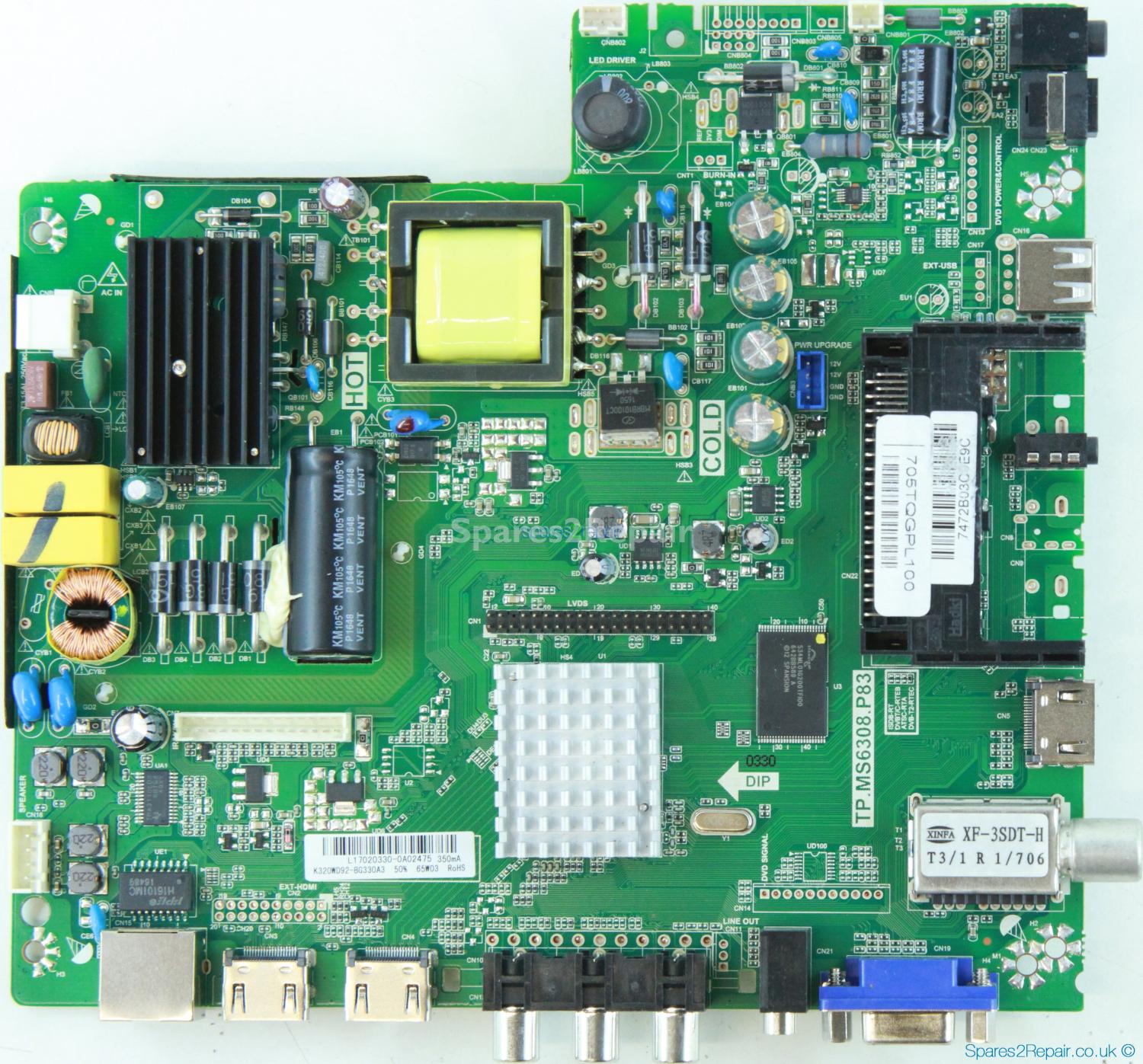 Philips 32PHT4001/05 - Main AV - TP.MS6308.P83 - L17020330 - 705TQGPL100