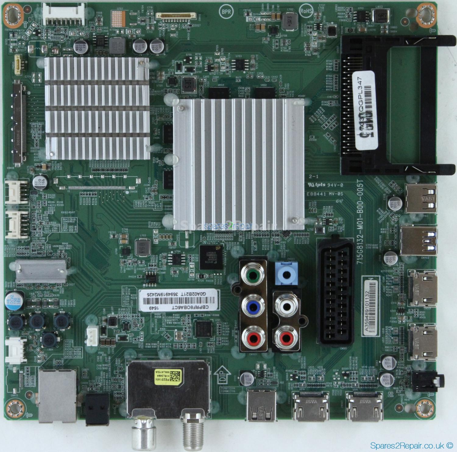 Philips 55PUS6101/12 - Main AV - 715G8132-M01-B00-005T - CBPRF8OBA6CT - G0A02B21T