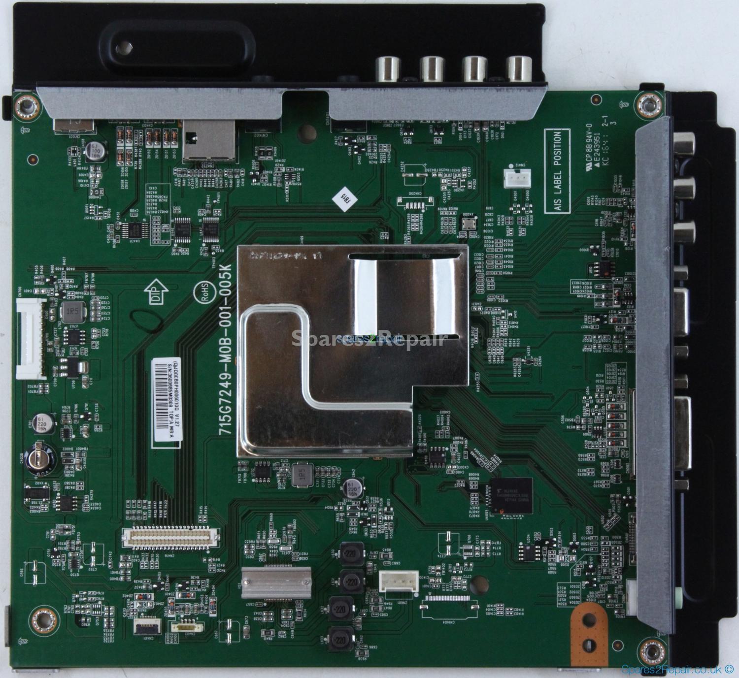 Philips BDL4330QL - Main AV - 715G7249-M0B-001-005K - JQGCB0PH006010Q - V1.27