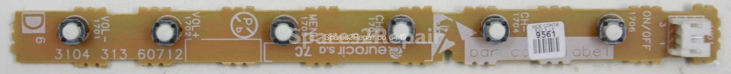 Philips 37PF5520 - Buttons - 3104 313 60712