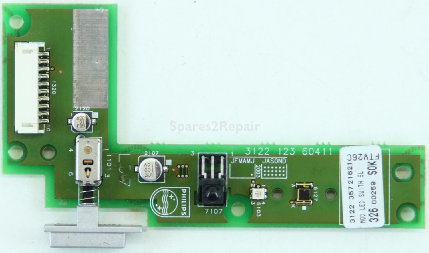 Philips 42FD9945/01 - IR and Power Switch - 3122 123 60411 - 3122 35721621