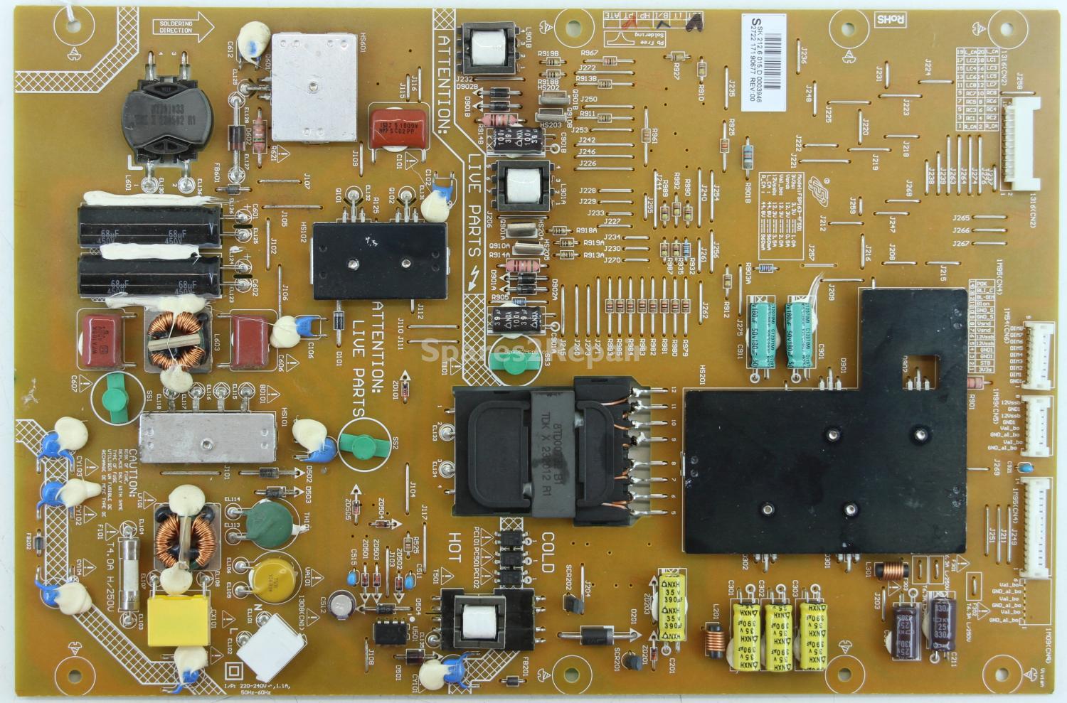 Philips 46PFL8007T/12 - PSU - 2722 171 90677 - REV:00