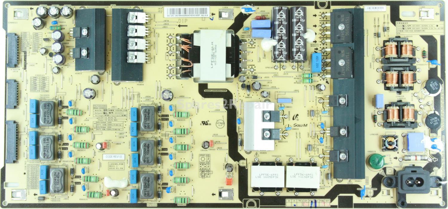 Samsung UE65KS9000T - PSU - BN44-00880A - REV1.1 - L65E8N_KSM