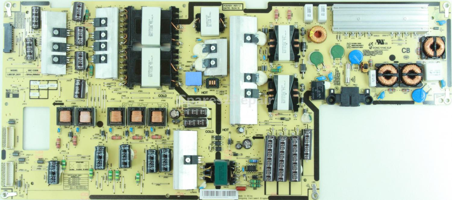 Samsung UE65F8000ST - Power Supply - BN44-00640A REV 1.2 - L66U2P_DDY