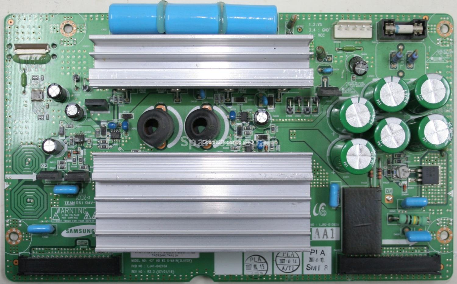 Samsung PS-42Q96HD - XSUS - LJ41-04210A - R2.3 - LJ92-01392A - A1 - 42 HD W2 X-MAIN