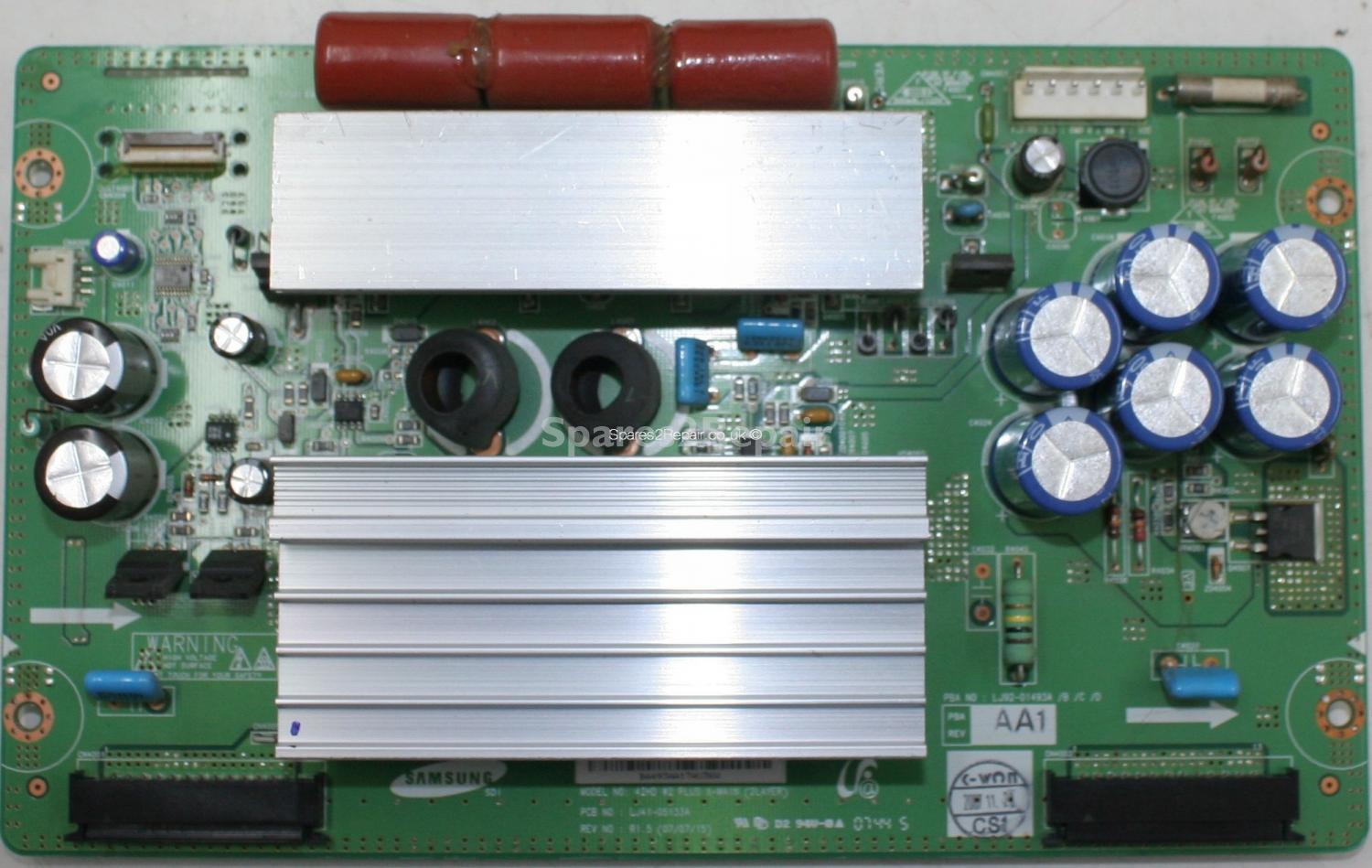 Samsung PS-42Q97HD - XSUS - LJ92-01493A - A1 - LJ41-05133A - R1.5 - 42HD W2 PLUS X-MAIN