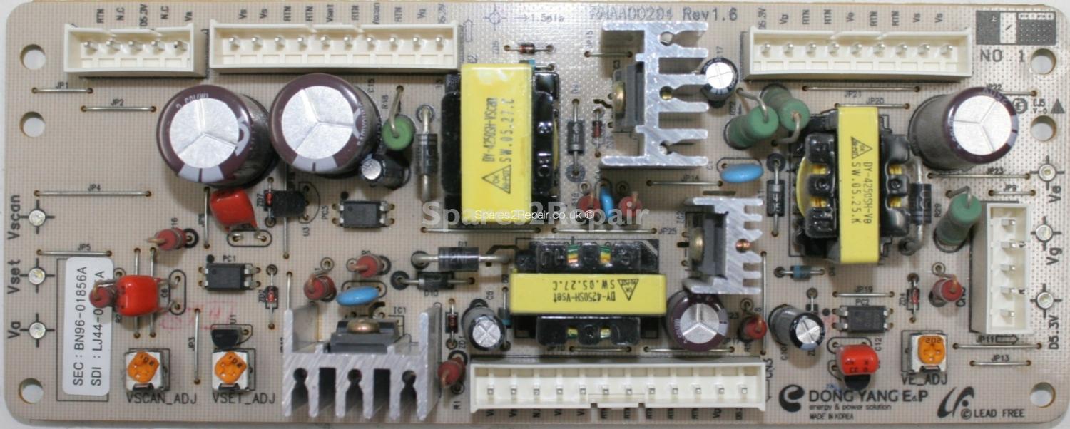Samsung PS-42S5H - Sub PSU - RNAA00294 Rev1.6 - BN96-01856A - LJ44-00105A