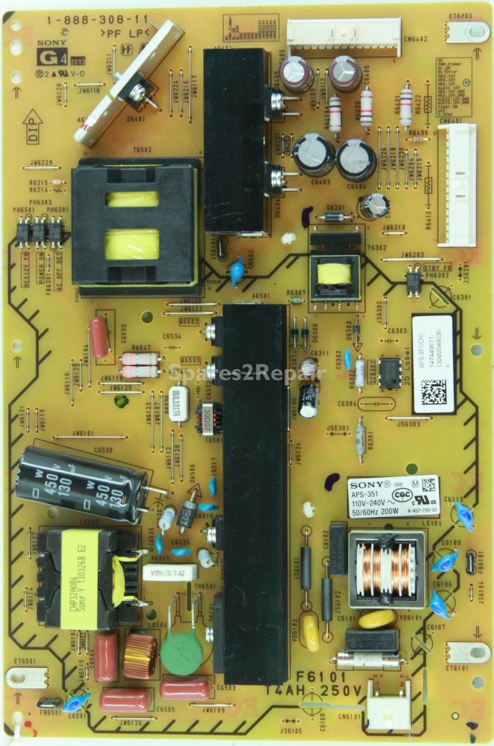 Sony KDL-50R550A - PSU - 1-888-308-11 - 147449611 - 4-457-700-01 - APS-351