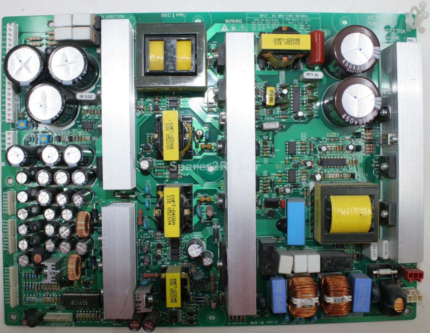 Sony FWD-42PV1 - PSU - 6871TPT311A - 42 PDP WVGA - KNP-4840 REV. B