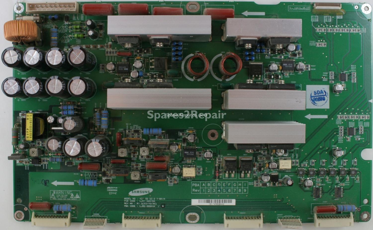 Tiny PS-42D8 - YSUS - LJ92-00944B A4 - LJ41-02016A R1.2 - 42 SD S3.0 Y-MAIN